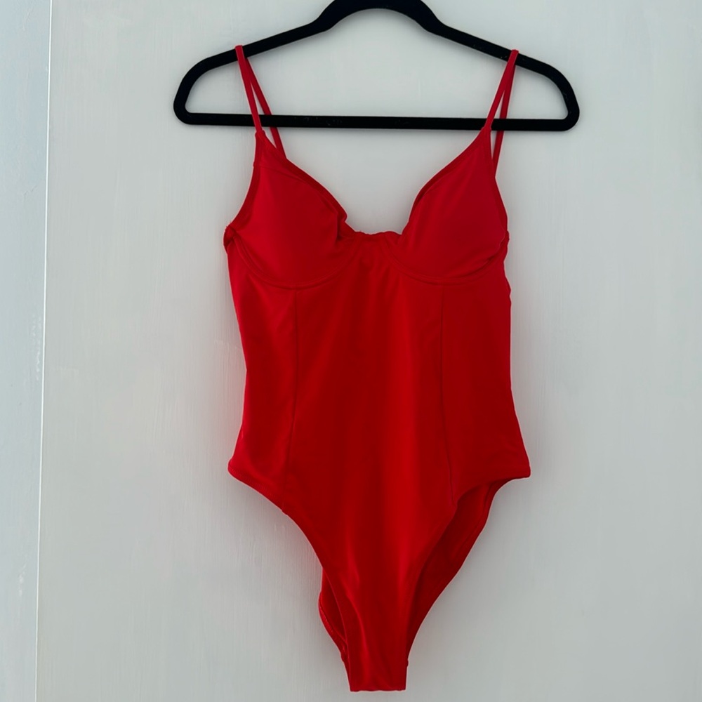 Good American Red One Piece